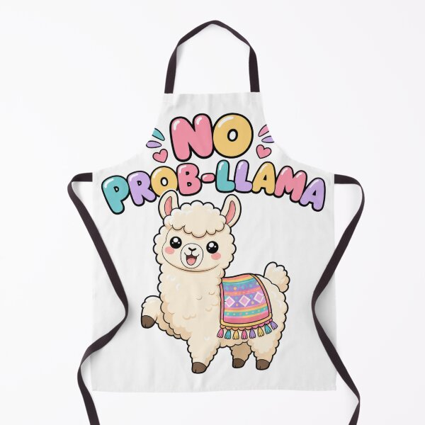 Item preview, No Problem Llama Cute Kawaii Llama Saying designed and sold by BoosterShop.