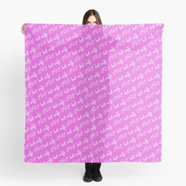 Item preview, Hot Wife Secrets: Hot Wife Motif - white on hot pink designed and sold by HotWifeSecrets.