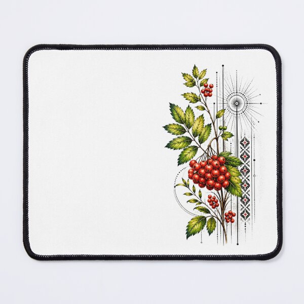 Item preview, Rowan Berries and Leaves designed and sold by PetalGarden.