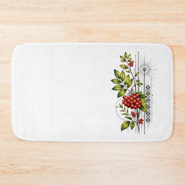 Item preview, Rowan Berries and Leaves designed and sold by PetalGarden.