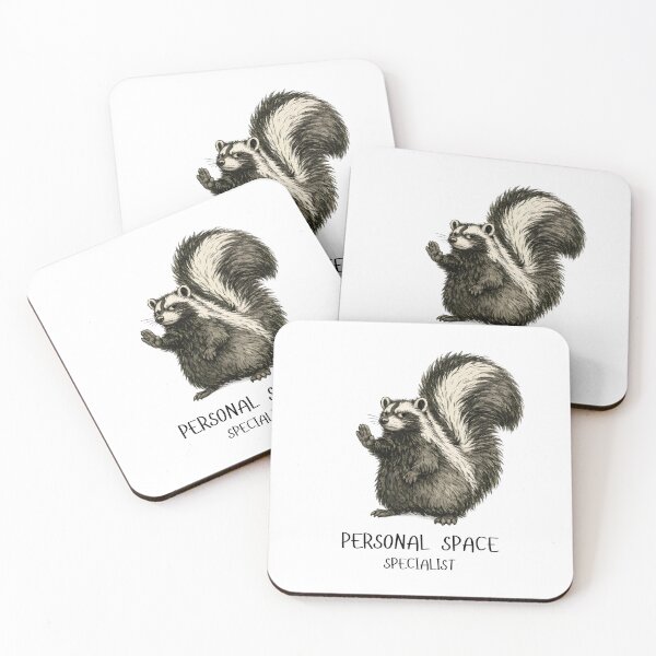 Item preview, Personal Space Specialist Funny Skunk designed and sold by DonnaByPT.