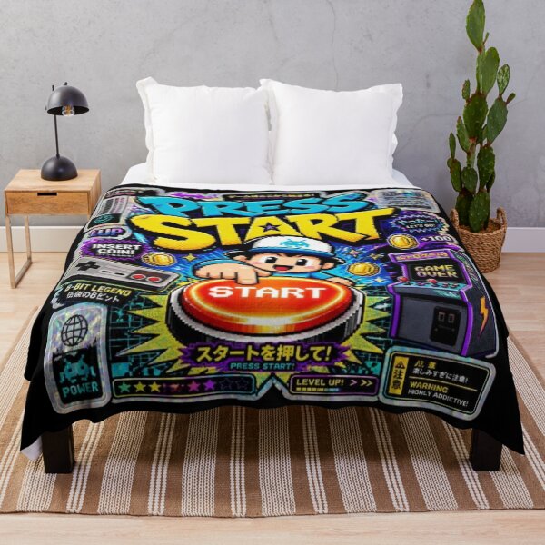 Item preview, PRESS START Gamer Gift | Retro Arcade Neon Gaming Sticker for PC & Console Players designed and sold by Stylestickers55.