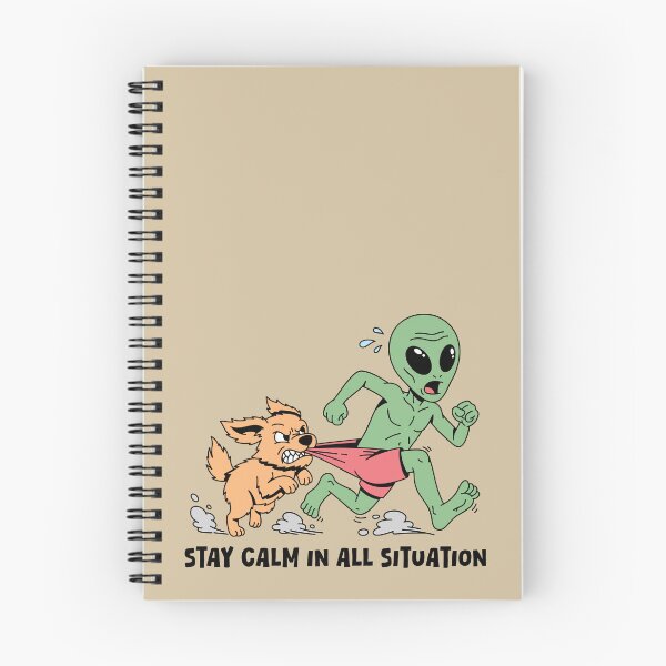 Item preview, Alien chased by angry dog designed and sold by teenlabel.