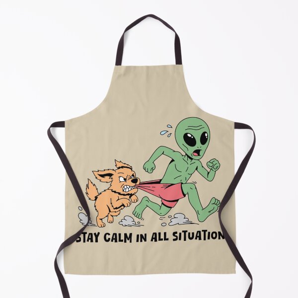 Item preview, Alien chased by angry dog designed and sold by teenlabel.