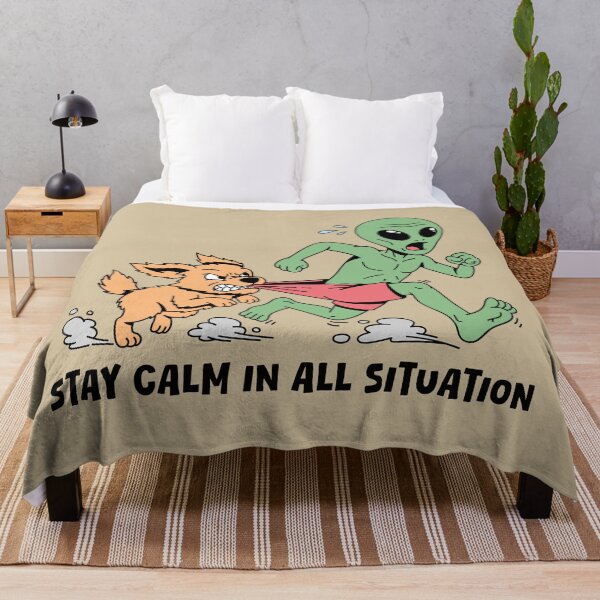 Item preview, Alien chased by angry dog designed and sold by teenlabel.