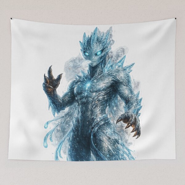 Item preview, Frozen Ice Alien Portrait designed and sold by Ruamid.