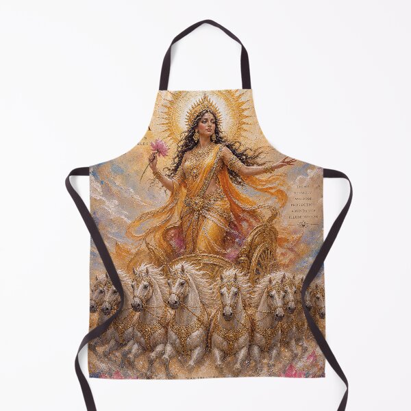 Item preview, Aditya, Goddess of the Sun painting. designed and sold by GalleryKauffeld.
