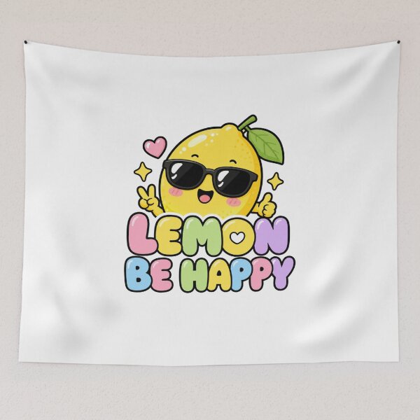 Item preview, Lemon Be Happy Sweet Kawaii Lemon designed and sold by BoosterShop.