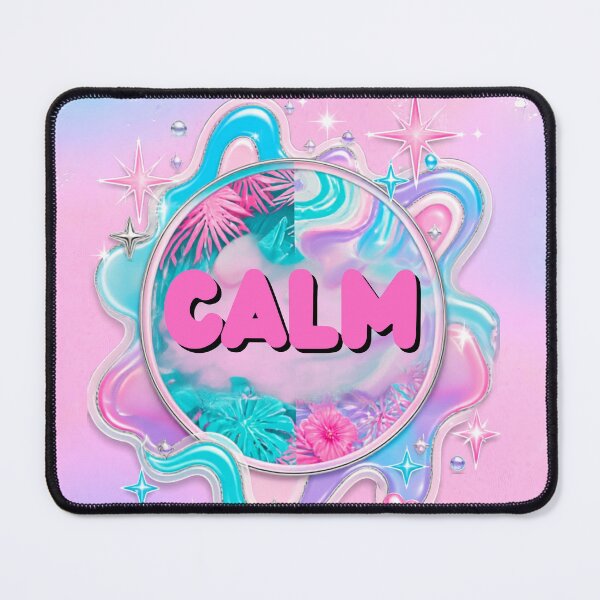Item preview, Y2K Calm Pastel Pink Tropical Graphic designed and sold by TrinovaCreates.
