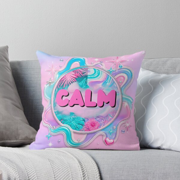 Item preview, Y2K Calm Pastel Pink Tropical Graphic designed and sold by TrinovaCreates.