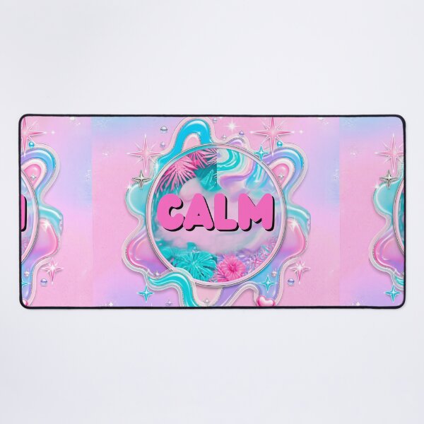 Item preview, Y2K Calm Pastel Pink Tropical Graphic designed and sold by TrinovaCreates.