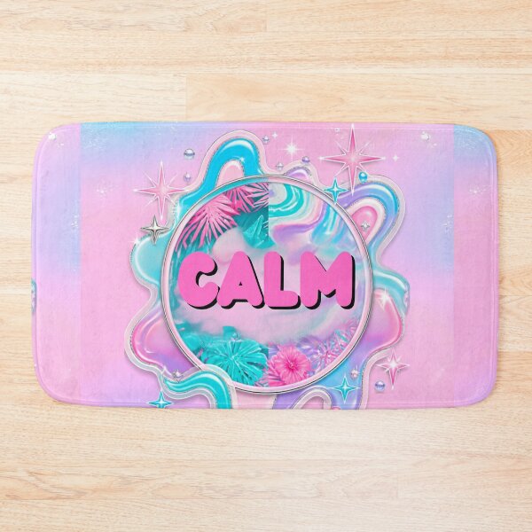 Item preview, Y2K Calm Pastel Pink Tropical Graphic designed and sold by TrinovaCreates.
