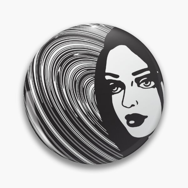 Item preview, Optical Pop Portrait of a Mysterious Woman in Monochrome designed and sold by cremedecolor.
