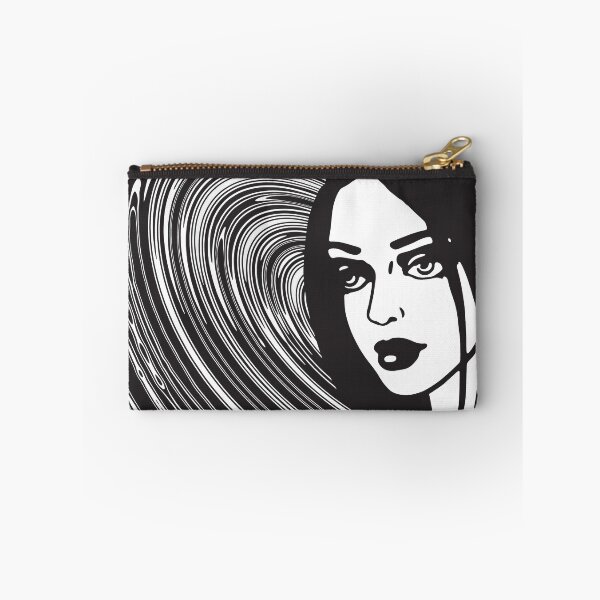Item preview, Optical Pop Portrait of a Mysterious Woman in Monochrome designed and sold by cremedecolor.