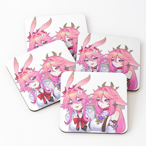 Item preview, Yae Miko and Evanescia Fox Features Honkai Star Rail designed and sold by KomiArts.