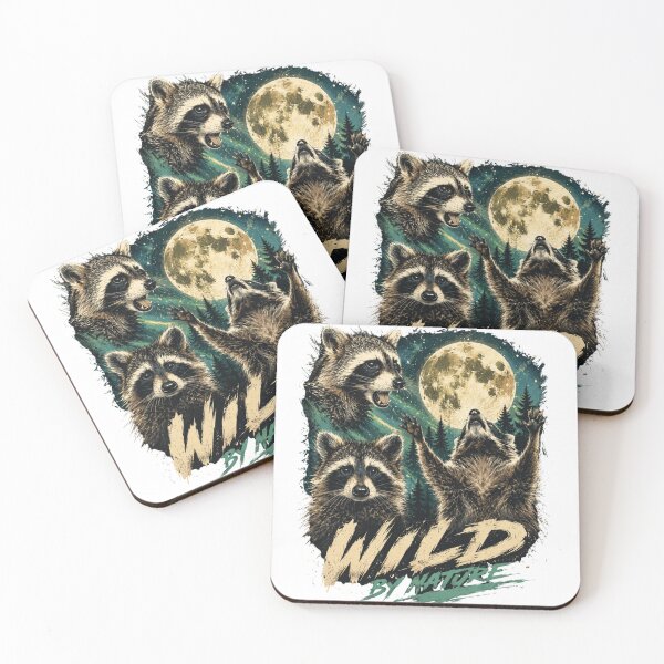 Item preview, Wild by Nature Vintage Raccoon Shirt designed and sold by Galadaan.