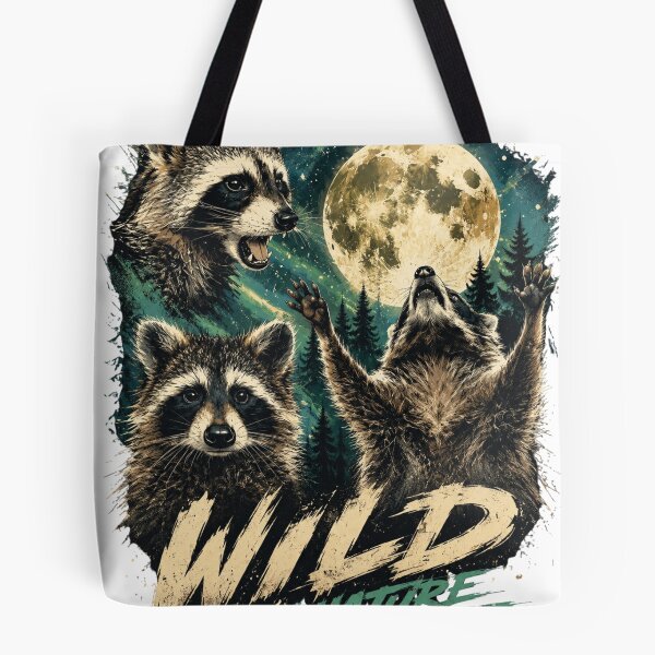 Item preview, Wild by Nature Vintage Raccoon Shirt designed and sold by Galadaan.