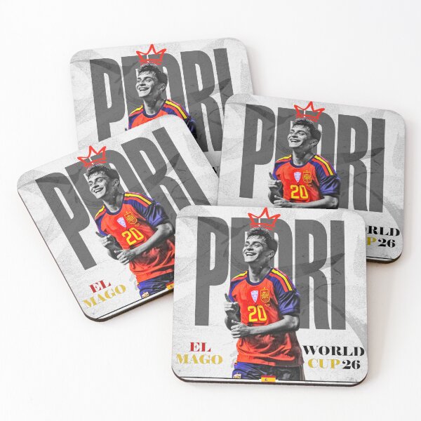 Item preview, Spain Midfield Conductor No 20 Red Retro Football Poster 2026 designed and sold by Af-RT10.