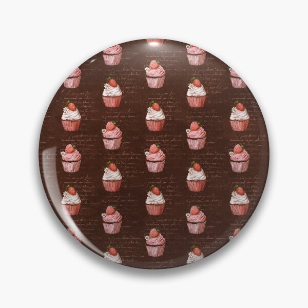 Item preview, Strawberry Cupcake Pattern  designed and sold by LouieVanille.