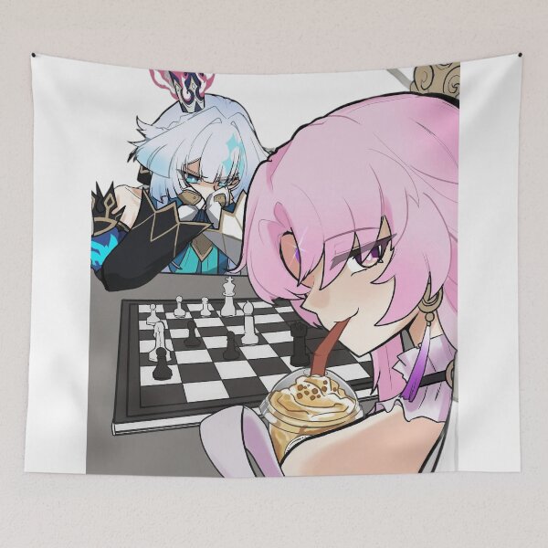 Item preview, Fu Xuan and Cerydra Playing Chess Honkai Star Rail designed and sold by KomiArts.