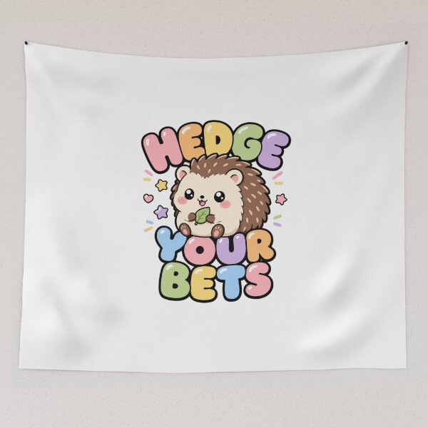 Item preview, Hedge Your Bets Cute Kawaii Hedgehog designed and sold by BoosterShop.