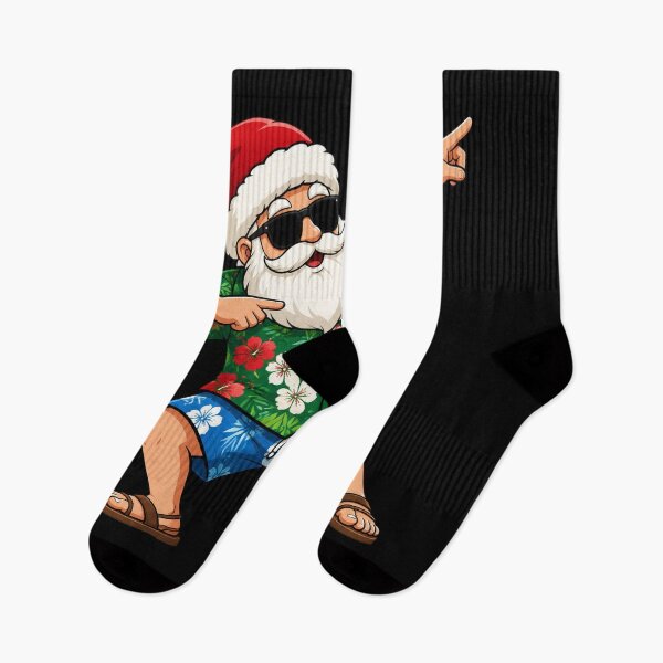 Item preview, Dabbing Santa Hawaiian Beach Outfit Summer Christmas in July designed and sold by OlakunleOloroz.