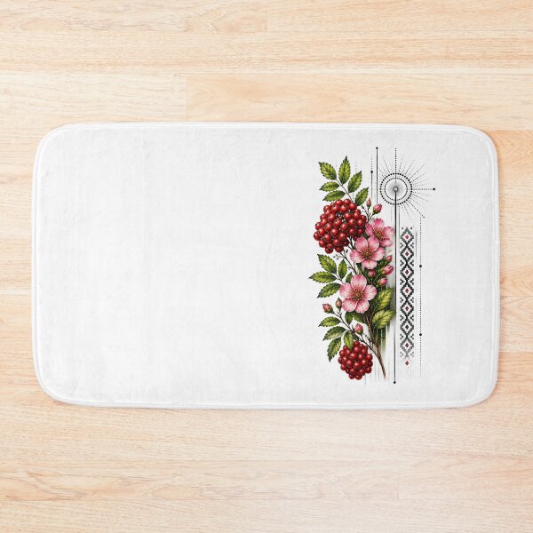 Item preview, Rowan Berries and Wildflowers designed and sold by PetalGarden.