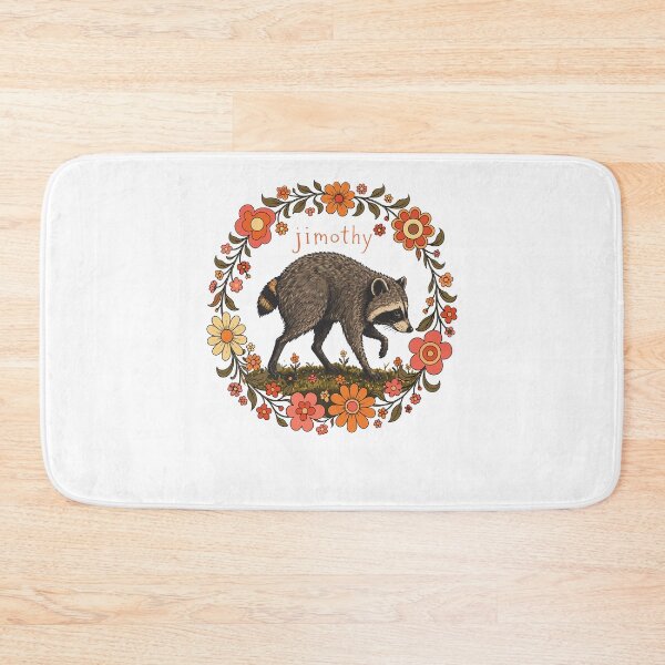 Item preview, Jimothy Raccoon Floral Wreath Meme Woodland Cottagecore designed and sold by VioIneka.