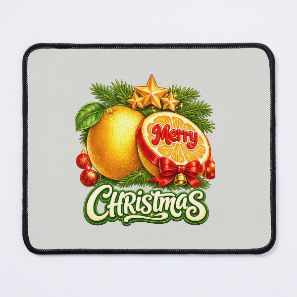 Item preview, Youth Style Christmas Orange Graphic with Bouncy Calligraphy designed and sold by annenambiro.