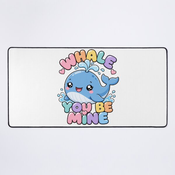 Item preview, Whale You Be Mine Cute Kawaii Whale designed and sold by BoosterShop.