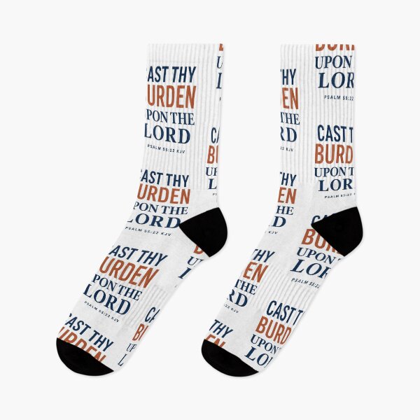 Item preview, Cast Thy Burden Upon the LORD – Psalm 55:22 KJV designed and sold by FaithThroughEverySeason.