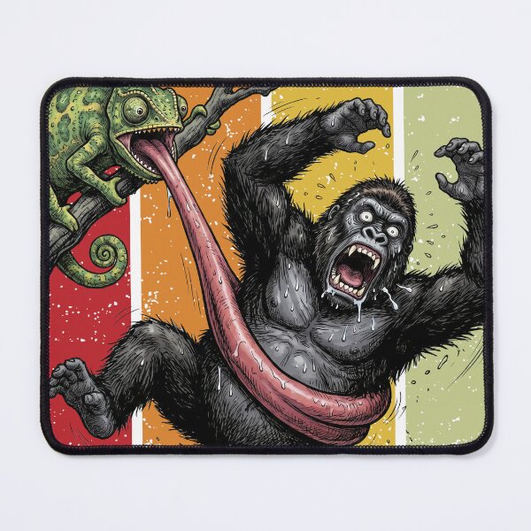 Item preview, Be Bound Hand and Foot Chameleon Gorilla -nature parody- designed and sold by LOVEARTDESIGN.