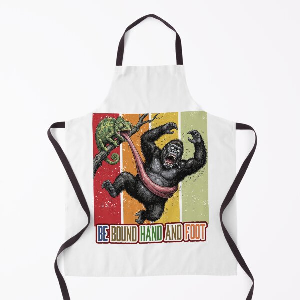 Item preview, Be Bound Hand and Foot Chameleon Gorilla -nature parody- designed and sold by LOVEARTDESIGN.