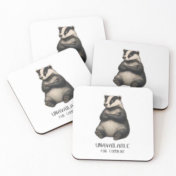 Item preview, Unavailable for Comment Grumpy Badger designed and sold by DonnaByPT.