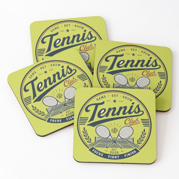 Item preview, Vintage Tennis Club Vintage Badge Retro Sports T-Shirt | Classic Country Club Tennis Design designed and sold by WORN.THOUGHTS.