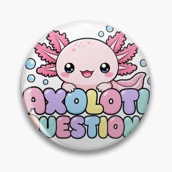 Item preview, Axolotl Questions Cute Kawaii Axolotl designed and sold by BoosterShop.