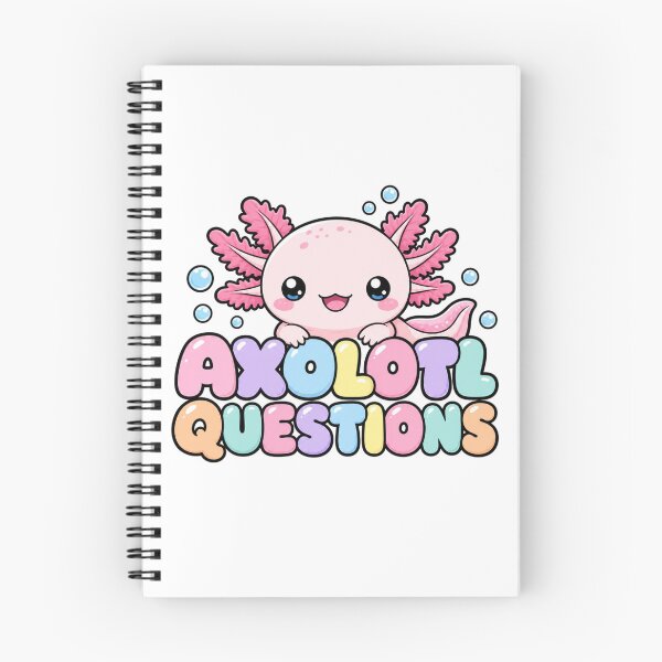 Item preview, Axolotl Questions Cute Kawaii Axolotl designed and sold by BoosterShop.