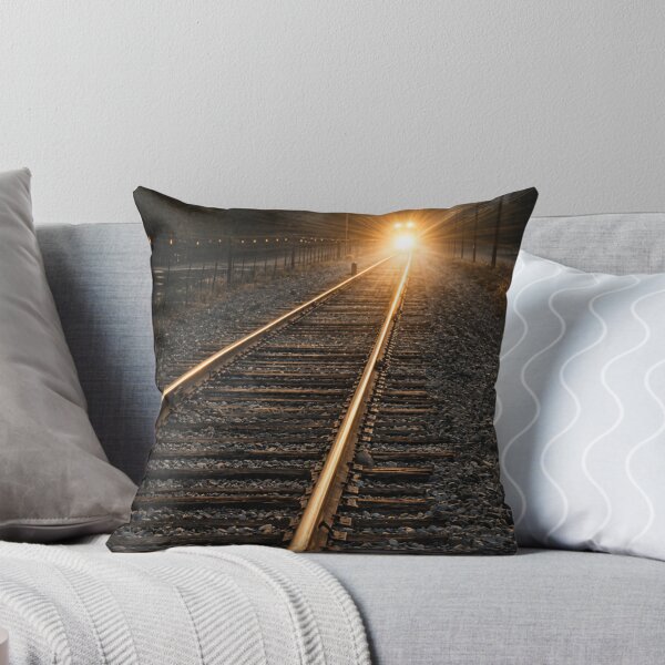 Item preview, Into the Light – Cinematic Railroad at Dawn designed and sold by Kimberly Palmer.