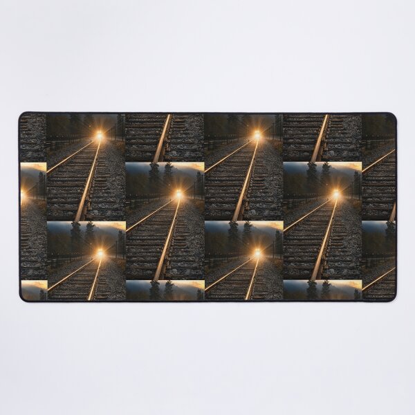Item preview, Into the Light – Cinematic Railroad at Dawn designed and sold by Kimberly Palmer.