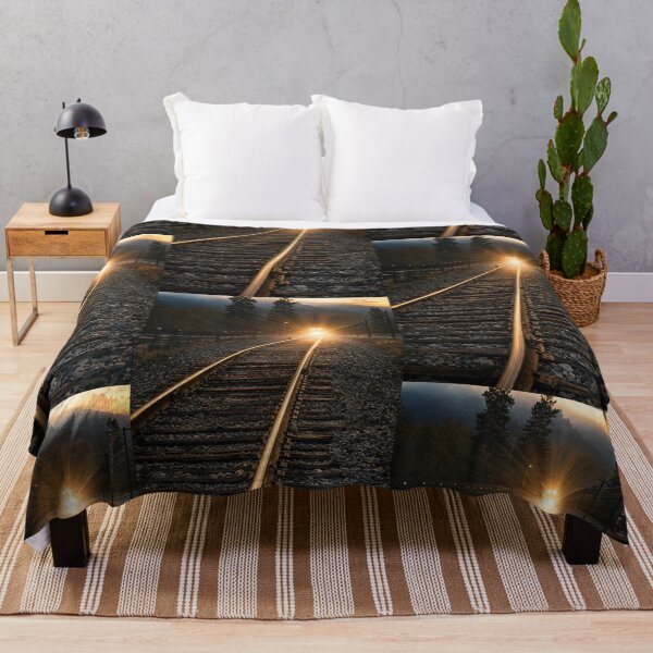 Item preview, Into the Light – Cinematic Railroad at Dawn designed and sold by Kimberly Palmer.
