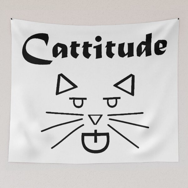 Item preview, Cattitude designed and sold by SarahJosArt.