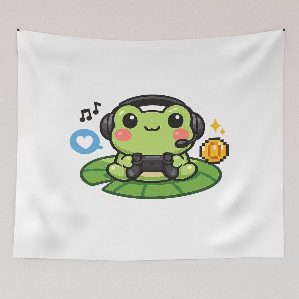 Item preview, Gamer Frog designed and sold by odkocreative.