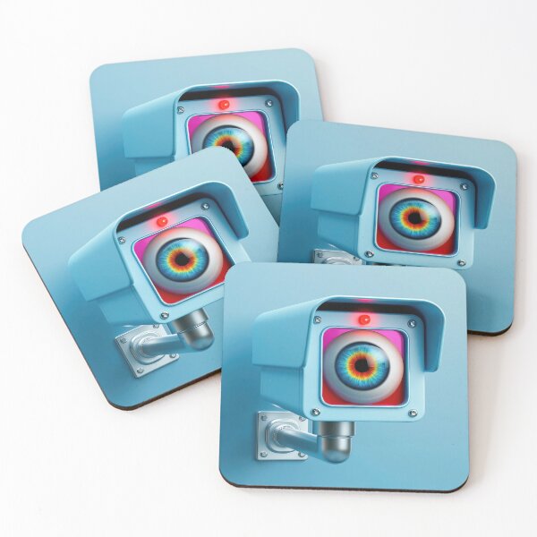 Item preview, Human Eye Security Camera – Surveillance Technology Concept Art designed and sold by WordPlayStudio.