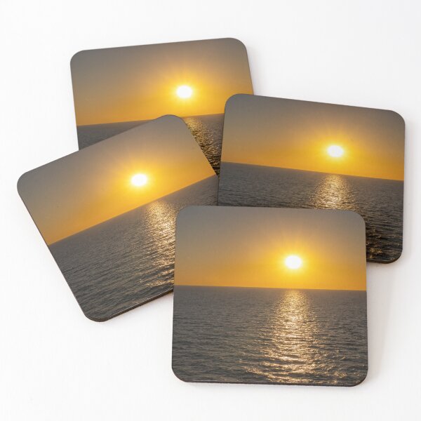 Item preview, Golden Hour Sunrise at Dover Coastline - English Channel Landscape designed and sold by jrtwynam.