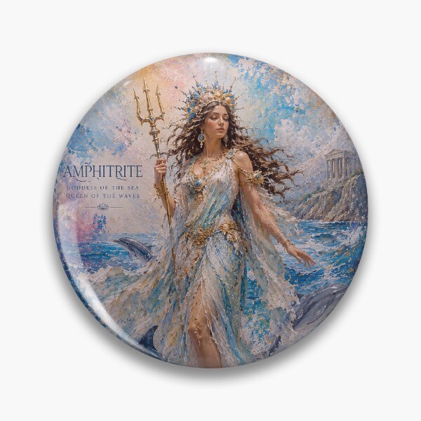 Item preview, Amphitrite, Queen of the sea painting. designed and sold by GalleryKauffeld.