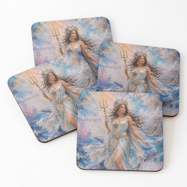 Item preview, Amphitrite, Queen of the sea painting. designed and sold by GalleryKauffeld.