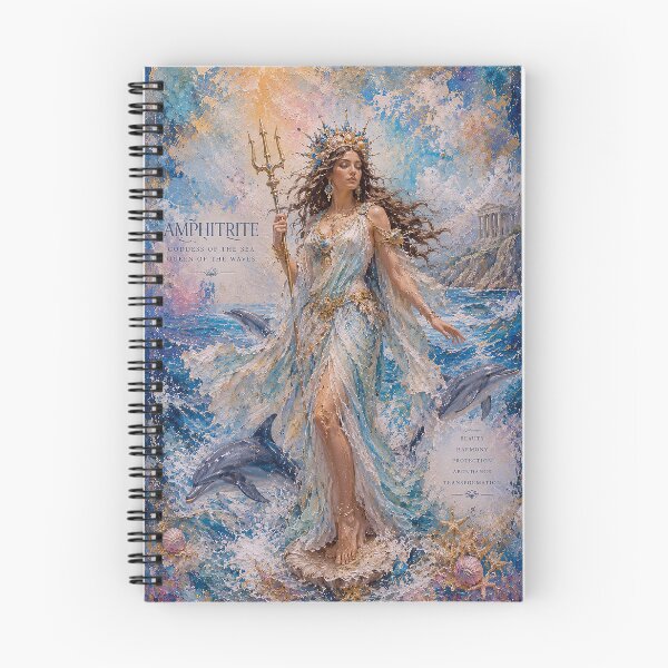 Item preview, Amphitrite, Queen of the sea painting. designed and sold by GalleryKauffeld.