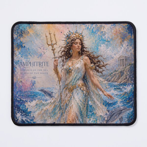 Item preview, Amphitrite, Queen of the sea painting. designed and sold by GalleryKauffeld.