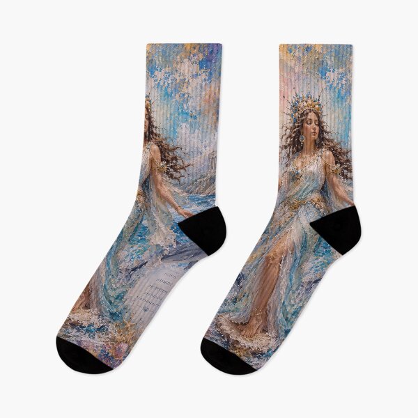 Item preview, Amphitrite, Queen of the sea painting. designed and sold by GalleryKauffeld.
