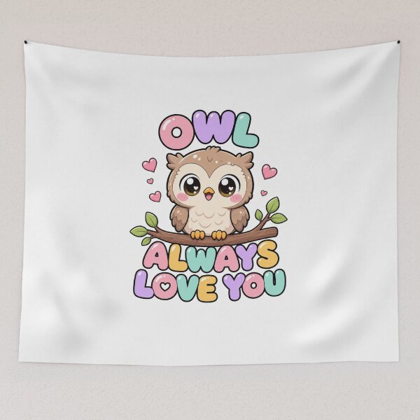 Item preview, Owl Always Love You Cute Kawaii Owl designed and sold by BoosterShop.